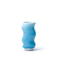 【Studio Arhoj】 Hana Vase Small Wave - Blue Sea