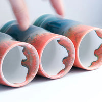 【Studio Arhoj】 Hana Vase Small Wave - Vulkan