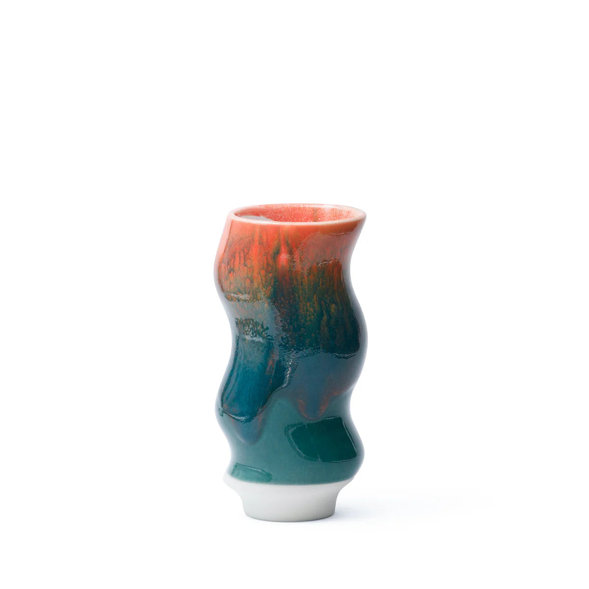 【Studio Arhoj】 Hana Vase Small Wave - Vulkan