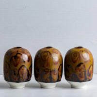 【Studio Arhoj】 Hana Vase Small Plum - Peacock Feather