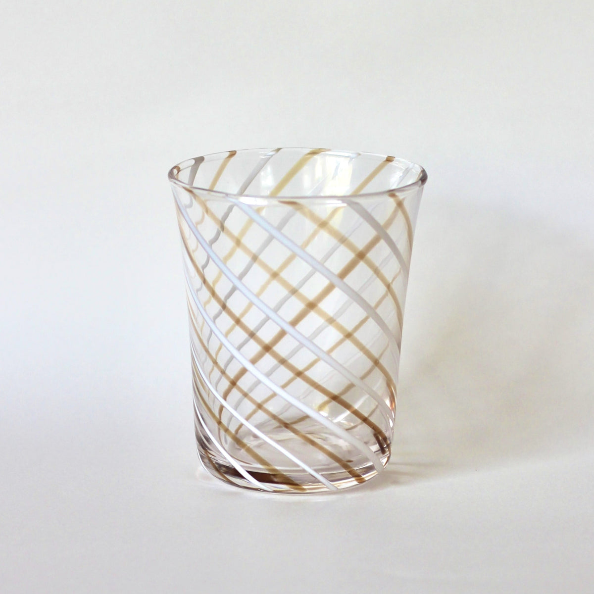 【STILLEBEN】 Concave Glass - Twist Brown [スティルレーベン コンケーブグラス]