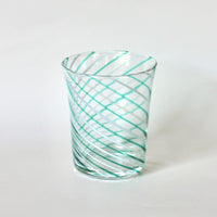 【STILLEBEN】 Concave Glass - Twist Green[スティルレーベン コンケーブグラス]