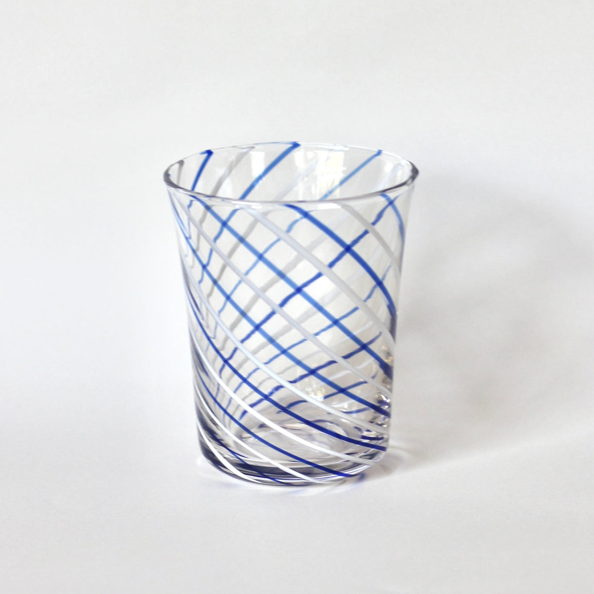 【STILLEBEN】 Concave Glass - Twist Clear Blue [スティルレーベン コンケーブグラス]