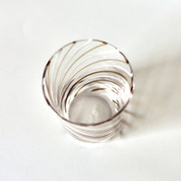 【STILLEBEN】 Concave Glass - Twist Brown [スティルレーベン コンケーブグラス]