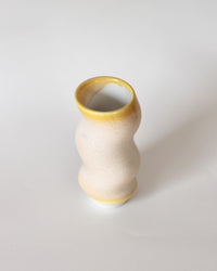【Studio Arhoj】 Hana Vase Small Wave - Yellow  [スタジオアーホイ ハナベース]