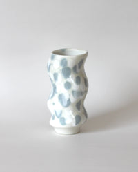【Studio Arhoj】 Hana Vase Small Wave - Sleet [スタジオアーホイ ハナベース]