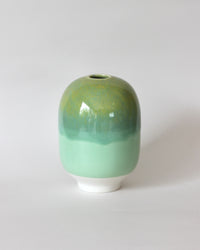 【Studio Arhoj】 Hana Vase plum - Green [スタジオアーホイ ハナベース]