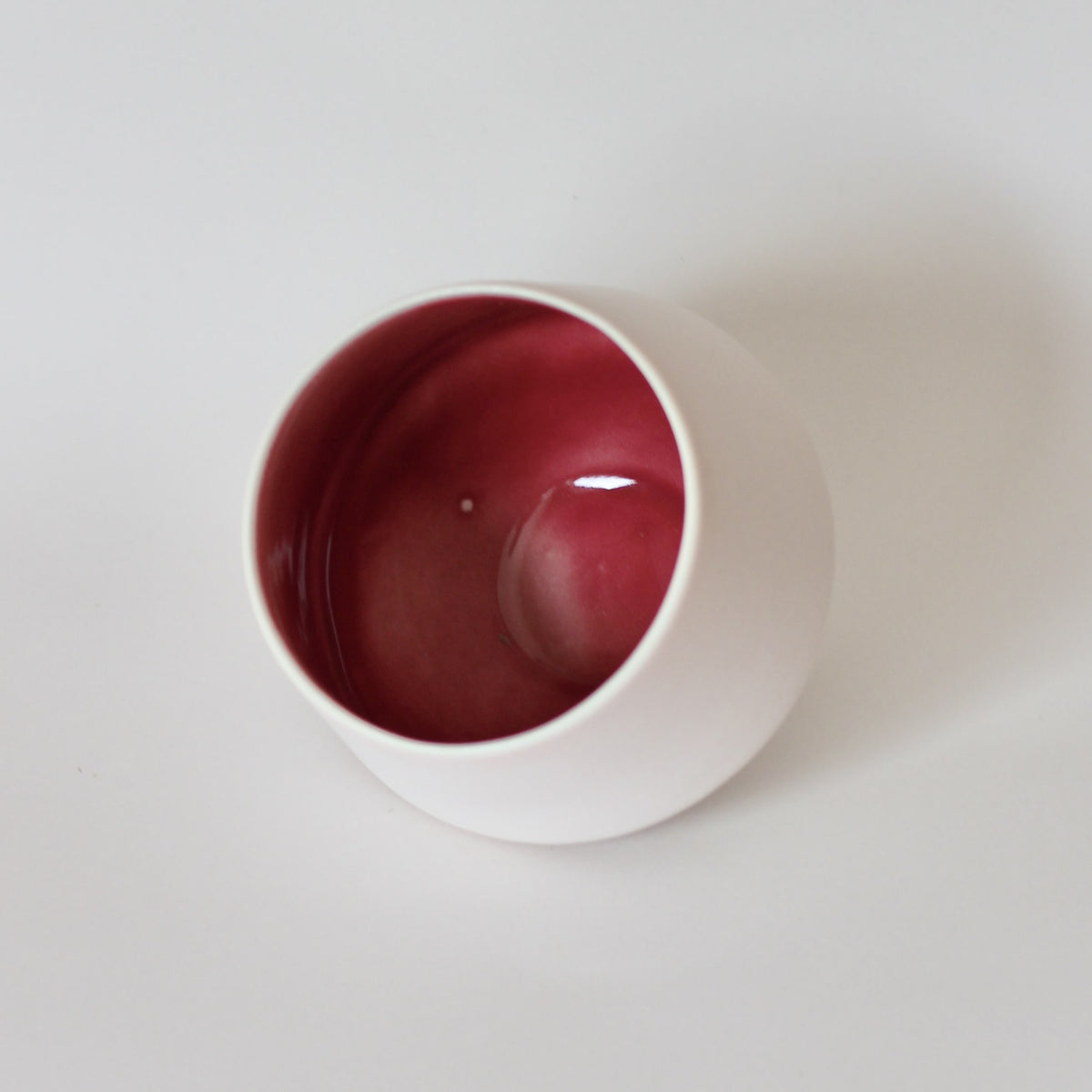 【MK Studio】 Mat pink with glossy Pink inside - Sensory Cup